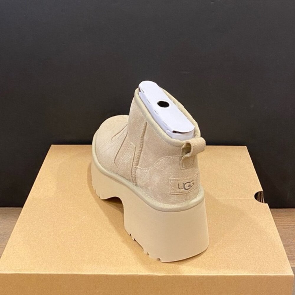 UGG Women's Ultra Mini New Heights Sunwave Ankle Boots Bootie Shoes NEW - Picture 3 of 4